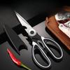 Kitchen Scissors - Multi-functional Stainless Steel Household Scissors - Special Scissors for Killing Chickens and Fish - Large Scissors