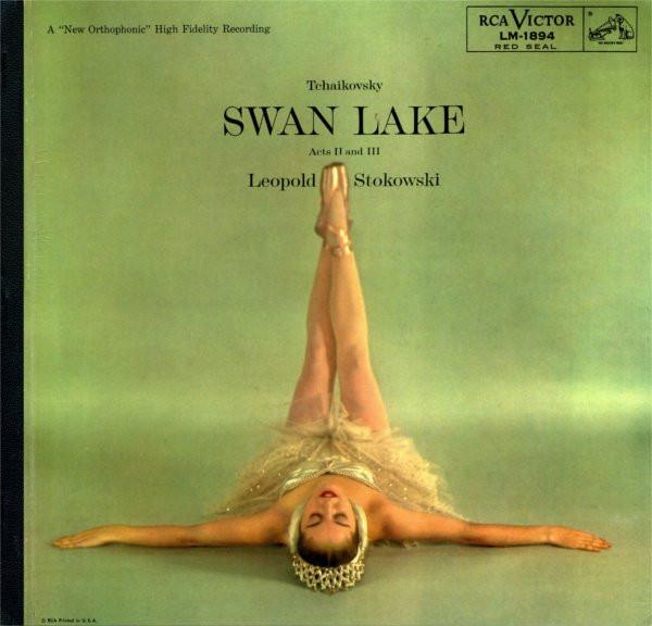 LP Record LEOPOLD STOKOWSKI - Tchaikovsky  Swan Lake Acts Il And  LM1894 RCA VICTOR RED  1955 US Classical Used