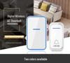 Smart Wireless Doorbell: Waterproof Remote Control Pager for Elderly