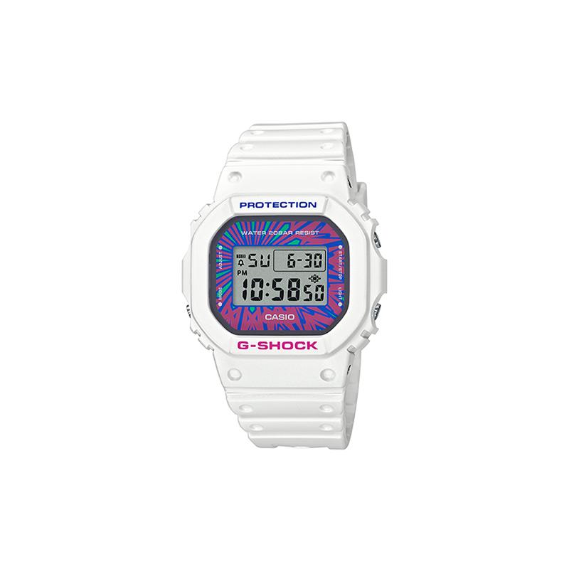 

Casio G-SHOCK Theme Series Outdoor Shockproof Waterproof Small Square Sports Watch Quartz Movement Resin Strap Japanese and Korean Watch DW-5600DN-7PR сірий колір