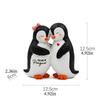 Couple Penguin Figurine Cute Romantic Resin Penguin Lovers Statue Home Decor For Christmas Birthday Valentines Day