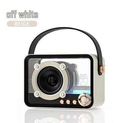 Lefit QD05 Punk Retro Bluetooth Speaker with Night Light CN Plug (adapter Included)