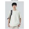 Men Vertical Texture Knit T Shirt Crew Neck Short Sleeve Loose Casual Minimal Daily Summer Street Basic Top