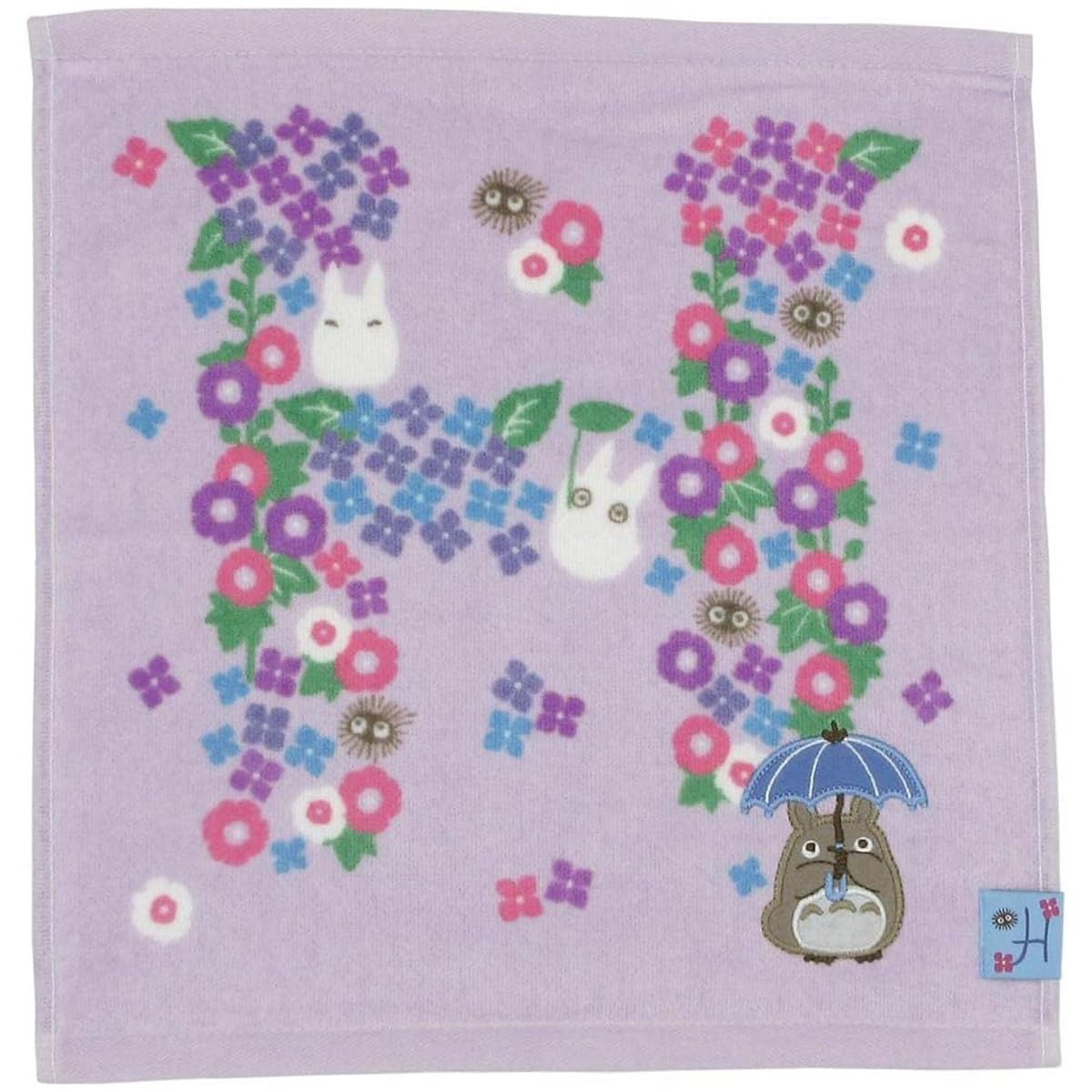 

Носовой платок Marushin Ghibli с Тоторо и инициалом Идеальный подарок на дни рождения и Товар 1005044200 Инициалы, Мой Тоторо, 100% хлопок, H,