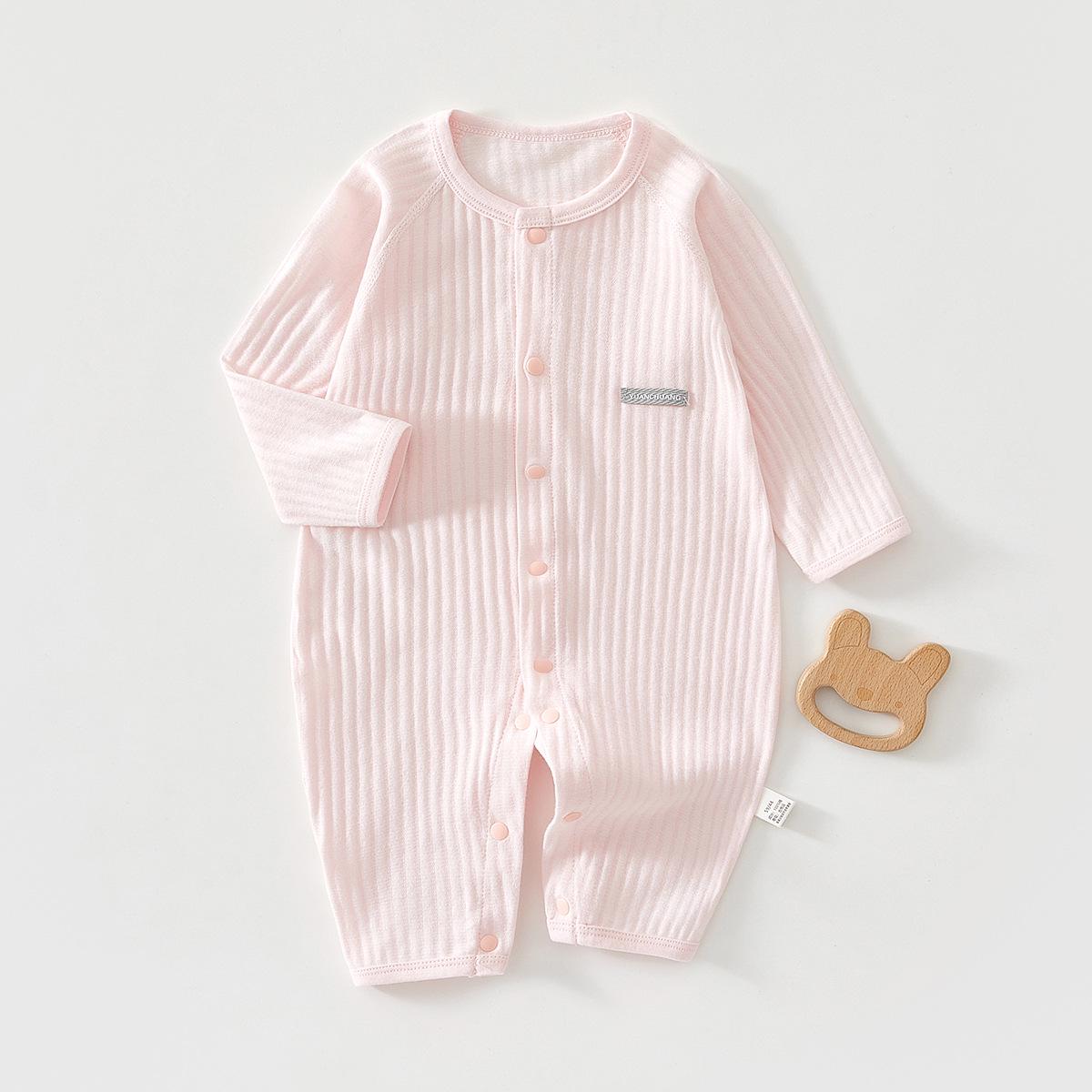 

Летний детский хлопковый ромпер с длинным рукавом - Легкий костюм-халат для кондиционирования воздуха Size 80