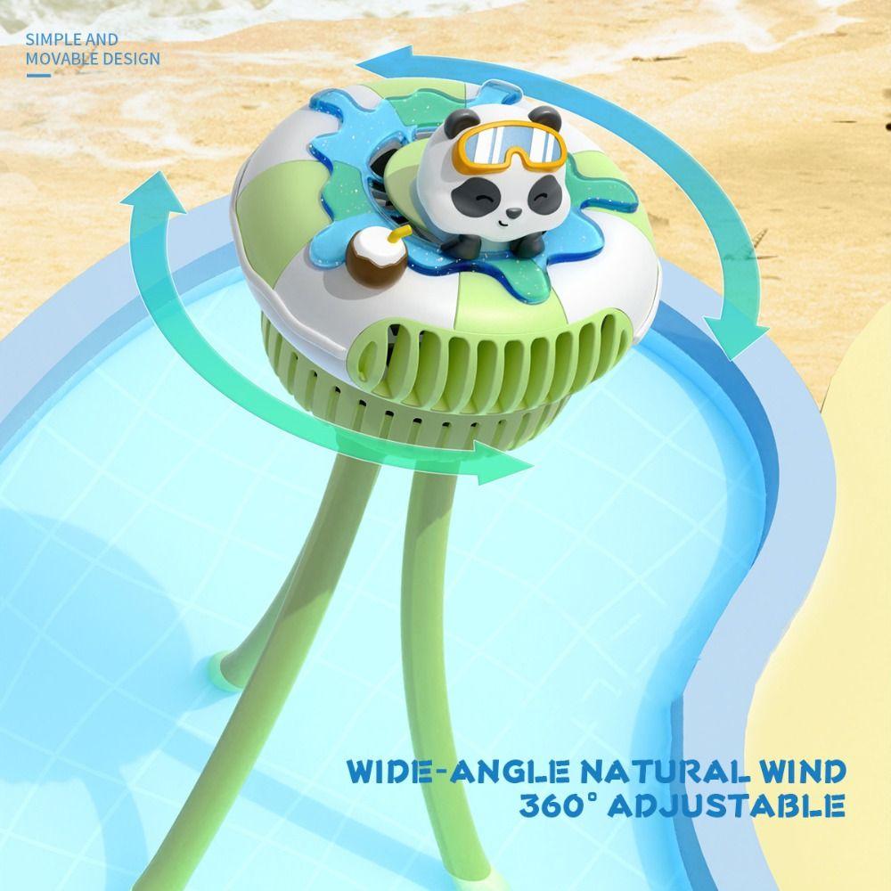 USB Rechargeable Outdoor Small Fan 3 Speeds Handheld Electric Fan Motorcycle