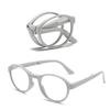 Portable Folding Reading Glasses for Men and Women Fashion Mini Presbyopic Glasses with Glasses Case Anti blue light 1.0x ~ 4.0x