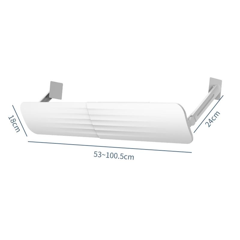 Adjustable Air Conditioner Deflector Telescopic Windshield Confinement Air Deflector For Home