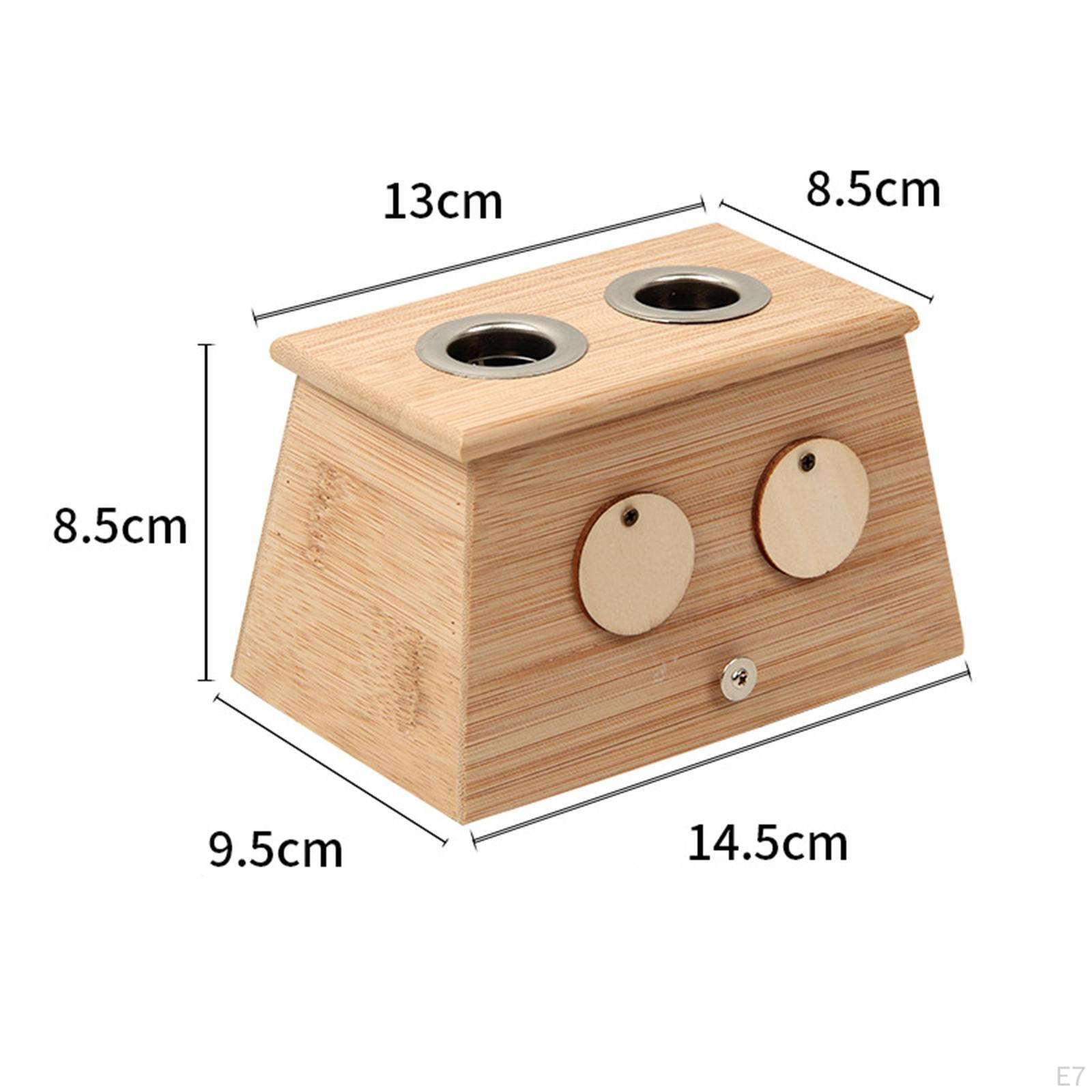 Moxa Box Roller Stick Holder Wood Simple Rustproof MoxiBistration Tool Stickes Burner — фото 8