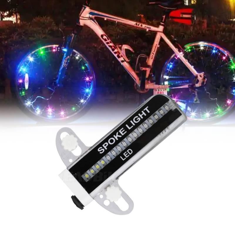 32 Bicycle Led Wheel Lights Waterproof Warning Lamps Bike Tools Accessories