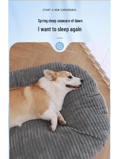 Cozy Winter Cushion for Dogs & Cats - Removable, Washable Sleeping Pad for Small Pets