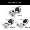 2pcs Sturdy Magnetic Parts Tray Set 3 Inch 4 Inch 6 Inch Screws Part Tray Ideal for Mechanics and DIY Enthusiasts