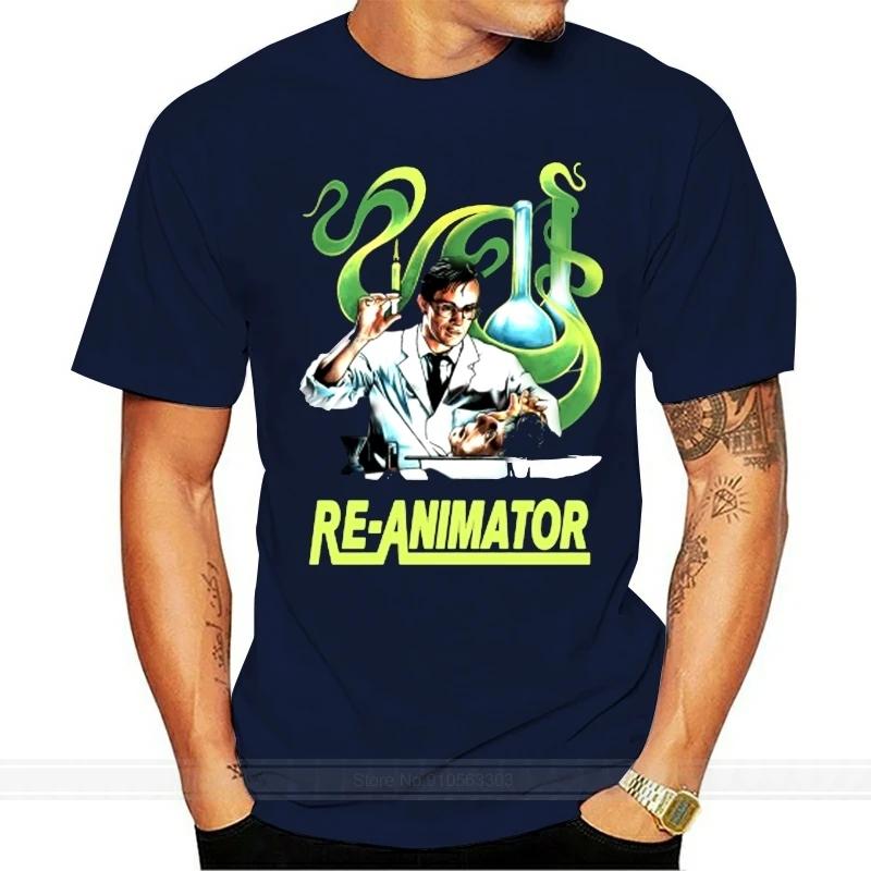 Reanimator Classic 80s Horror T Shirt cotton tshirt men summer fashion t-shirt euro size