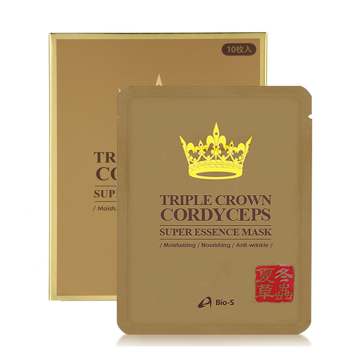 Triple Crown Cordyceps Super Essence Mask (10 Sheets)