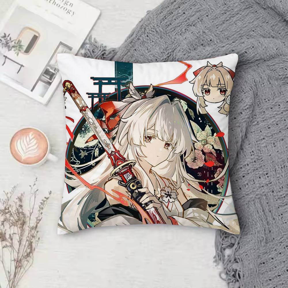 H-Hiyuki W-Wuthering W-Waves Pillow Case Pattern Printed Pillowcase For Living Room Sofa Cushion Cover