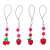 Phone Charm Unique Fruit Keychain Vibrant Pendant for Cellphone Backpack Bag