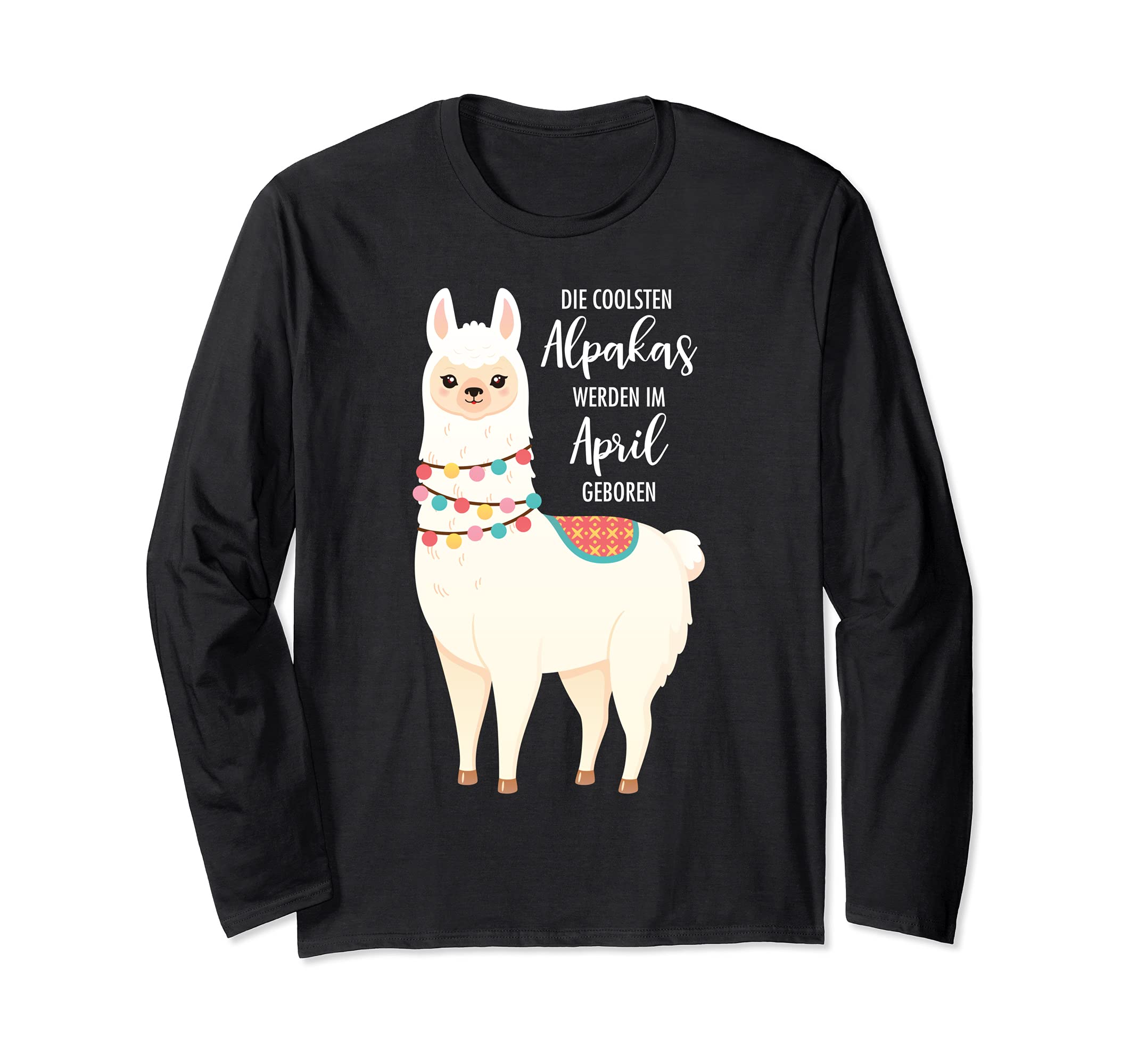 

Cool Alpacas Born in April Long Sleeve T-Shirt