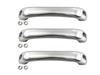 BRIGHTZ Jimny Nomad JC74W Aluminum Assist Grips Silver 3PC JC74W Nomad JC 74 [INT-GRIP-041-3PC]