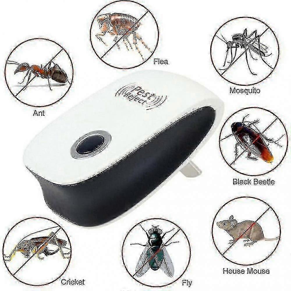 4 Pack Ultrasonic Pest Repellent for Mice Insects & Animal Control