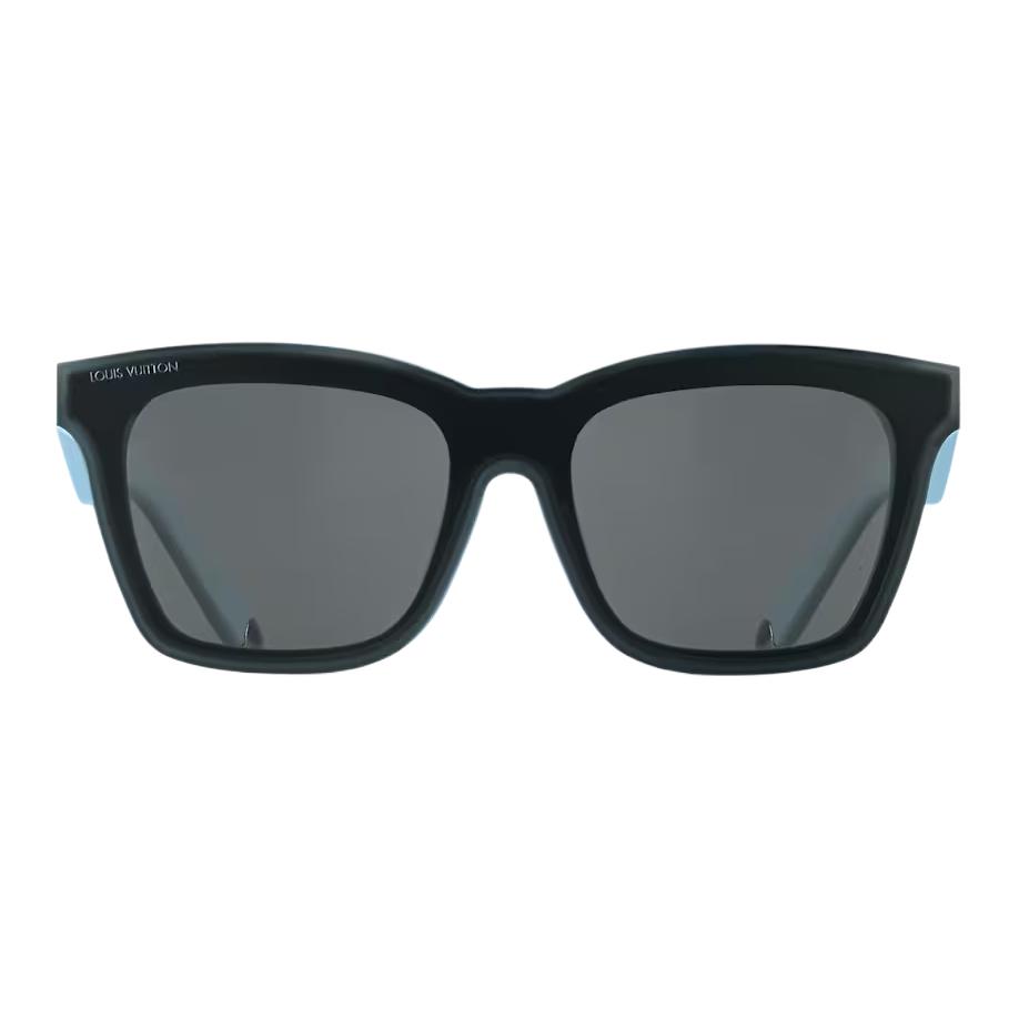 

Louis Vuitton Side Letter Logo Decorated Nylon Square Sunglasses Unisex sunglasses Blue Z3052E F,Blue