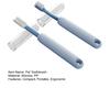 Pet Toothbrush with Travel Case Soft Silicone Brush for Dogs Cats Dual-Sided Ergonomic Removes Bad Breath Essential Oral Care Kit