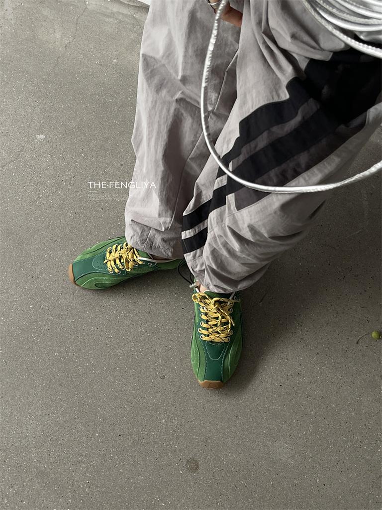 Platform-soled German training shoes women's autumn and winter 2025 new sports and leisure shoes inner height-increasing board shoes retro white shoes