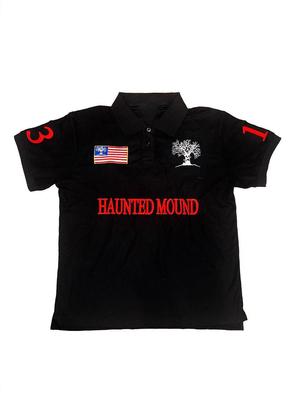 Top Sportivo Casual Unisex con Colletto Polo Ricamato 3D Y2K