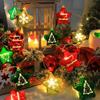 20LEDs Christmas Star String Lights 9.8FT Battery Powered Decorative Lamp  for Party  Office  Xmas Trees  Holiday  Home Decor