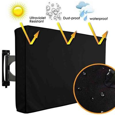 Oxford TV que cubre pantalla LCD conjunto protector solar impermeable decoración del hogar al aire libre 600D
