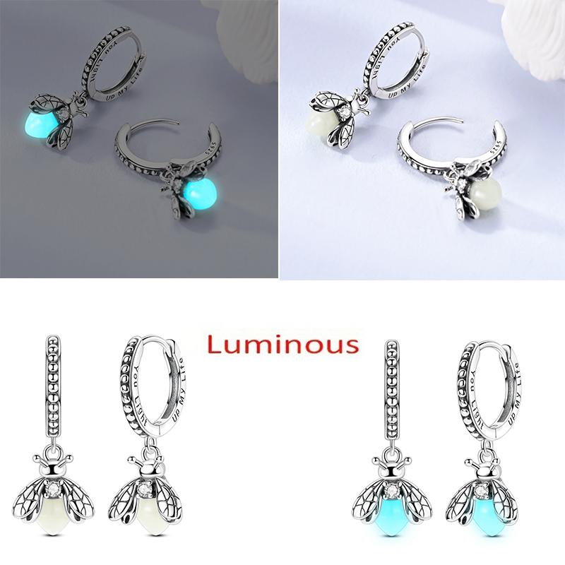 Women Hoop Earrings 2025New 925 Silver Sweet Cherry Earring Wedding Engagement For Girlfriend Wife Birthday Gift