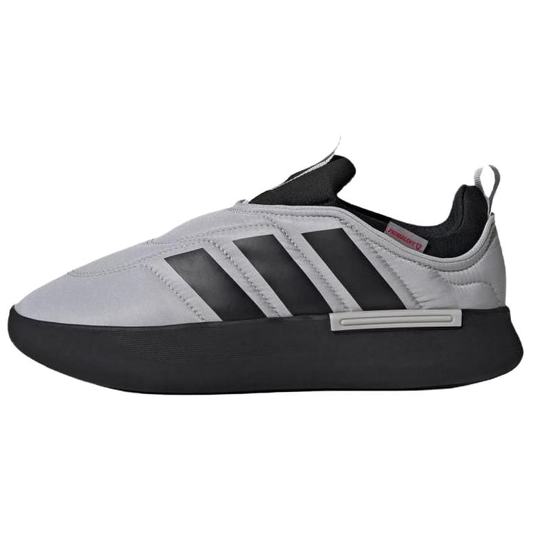 Adidas Adipuff Низкие Повседневные Кроссовки Унисекс Серый Черный JP7706 39 чёрный