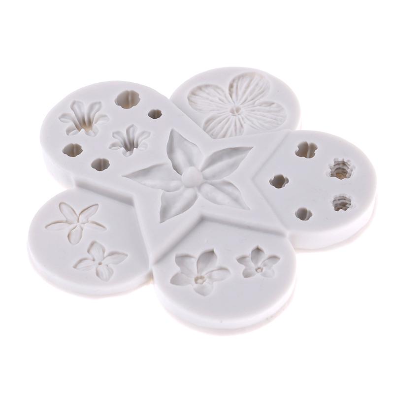 Flower Silicone Mold Fondant Mold Cake Decorating Tool Chocolate Gumpaste Mold