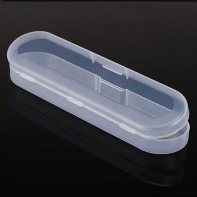 Plastic Clear Transparent Long Storage Box with Lid Collection Container Case