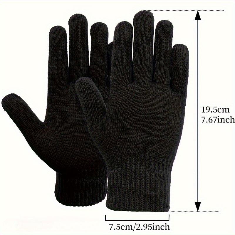 [Warm Winter Gloves] 5 Pairs Women's Soft Warm Winter Gloves | Touchscreen Gloves with Elastic Cuffs, Gloves for Cold Weather