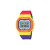 Seria G-SQUAD G-SHOCK Seria Neon Colorată Pătrat Mic Trendy Rezistent la Șocuri Impermeabil Mecanism cu Cuarț Curea din Rășină Japonez și DW-5610DN-9PR
