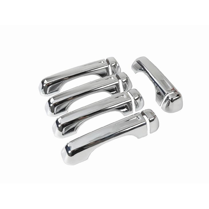 

Ручка боковой двери автомобиля, декоративная крышка, наклейки на ручку задней двери для Jeep Wrangler JL 2018-2023, 4-дверные внешние аксессуары Chrome