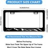 Mounta License Plate Frame Mounta Raised License Plate Frames For Car Decorative Parts Stainless Stee License Plate For Standard Us Canada License
