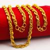 Alloy Gold Plated Bracelet  Imitation Gold Snake Bone Chain Twisted Chain Hip Hop Punk Bracelet