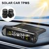 Tire Pressure Solar TPMS Car Tyre Pressure Monitoring System Solar Power Auto Security Alarm Systems Power External Sensor Auto Accessories