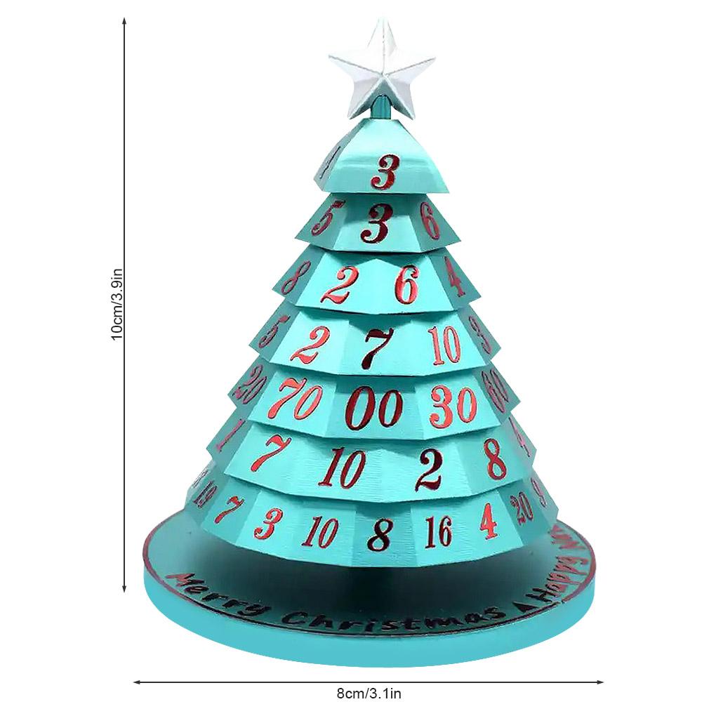 Christmas Tree RPG Cube Toy Xmas Decoration Ornament Party Roles Play Game Prop for Kids Adults