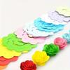 100pcs (Large Size 50pcs Small Size 50pcs) Rose Paper Stickers Mixed Color Origami DIY Craft Paper Wrapping Paper Tissue Paper