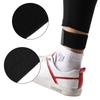 Soccer Shin Guard Fixed Bandage Tape Fastener Shinguard Adjustable Elastic Sports Strap(Black)