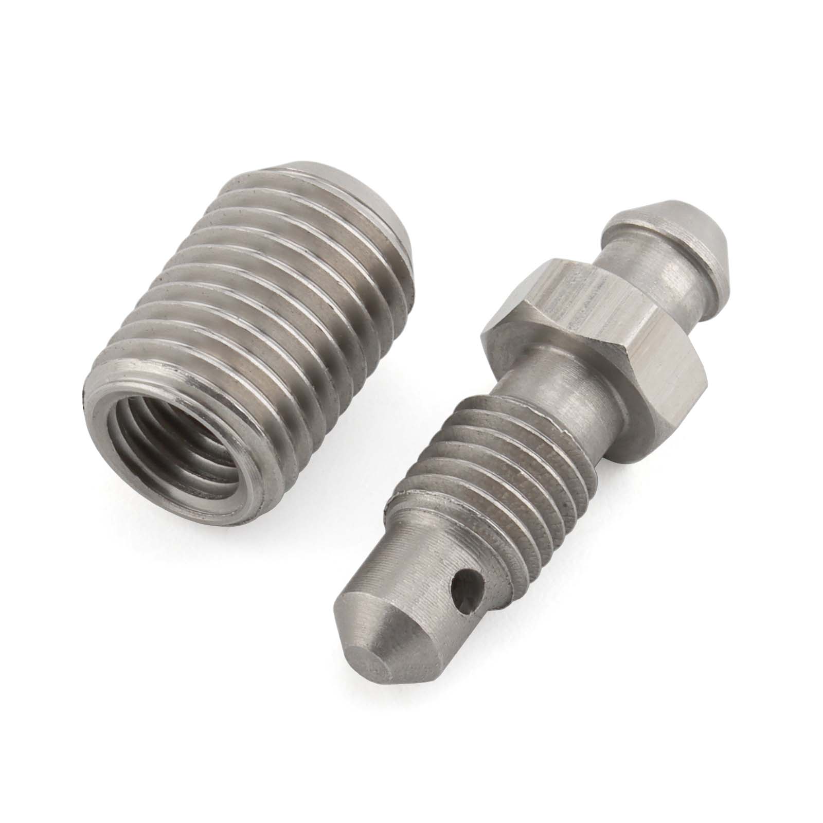 Custom Universal For Harley Touring Sportster Dyna Softail OEM # 57601 Motorcycle Brake Caliper Bleeder Screw Repair Kit серебряный