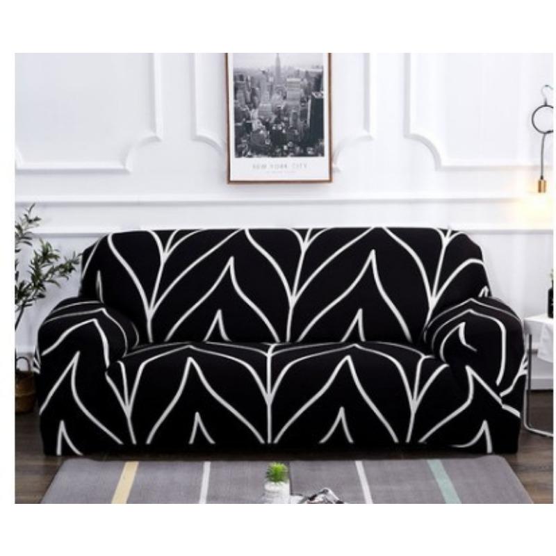 Stretchable Sofa Slipcover - Dustproof, Elastic Fit for 1/2/3/4-Seater Couches, Machine Washable Polyester Cover for Living Room & Office Décor