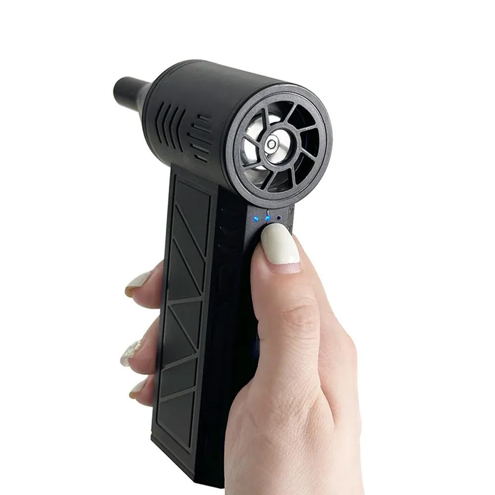 

Электрический воздушный пылесос, сжатый воздух, пылеуловитель, 3-ступенчатая регулируемая струйная сушка, многоразовый баллон для компьютерной клавиатуры, улицы, автомобиля, дома чёрный