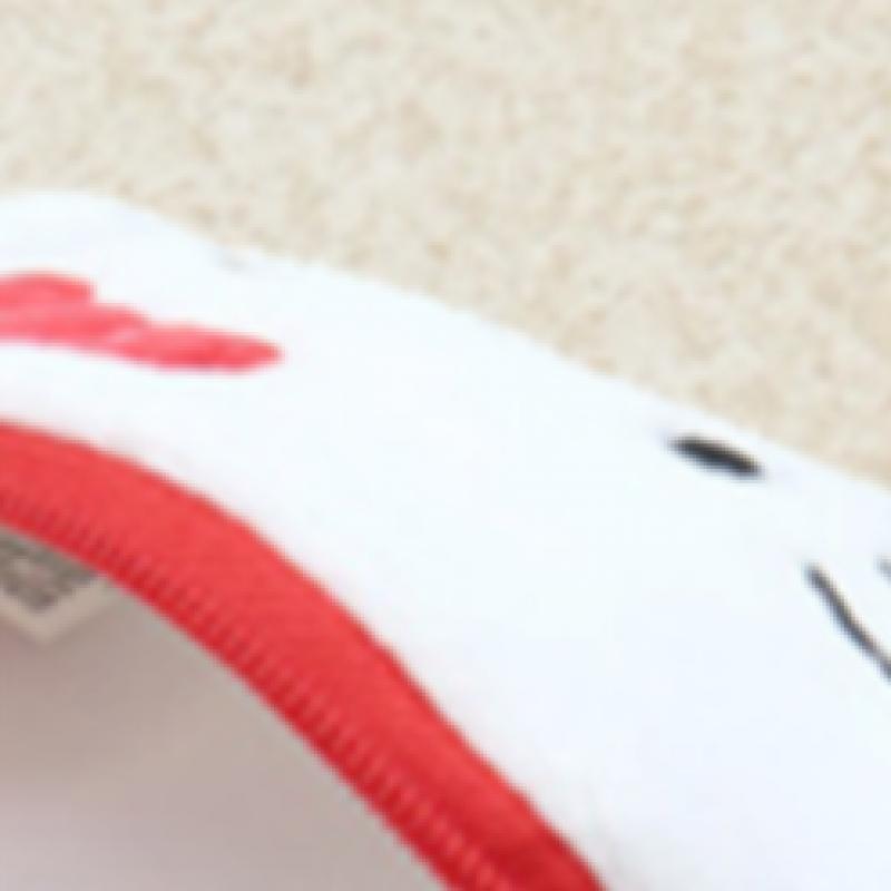 Daiso Hello Kitty Flache Stickerei Geldbörse