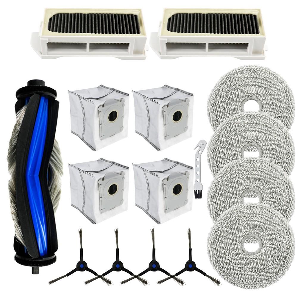 Main Side Brush Kit Vacuum Brush Kit Mop Cloth Included Replacement Parts