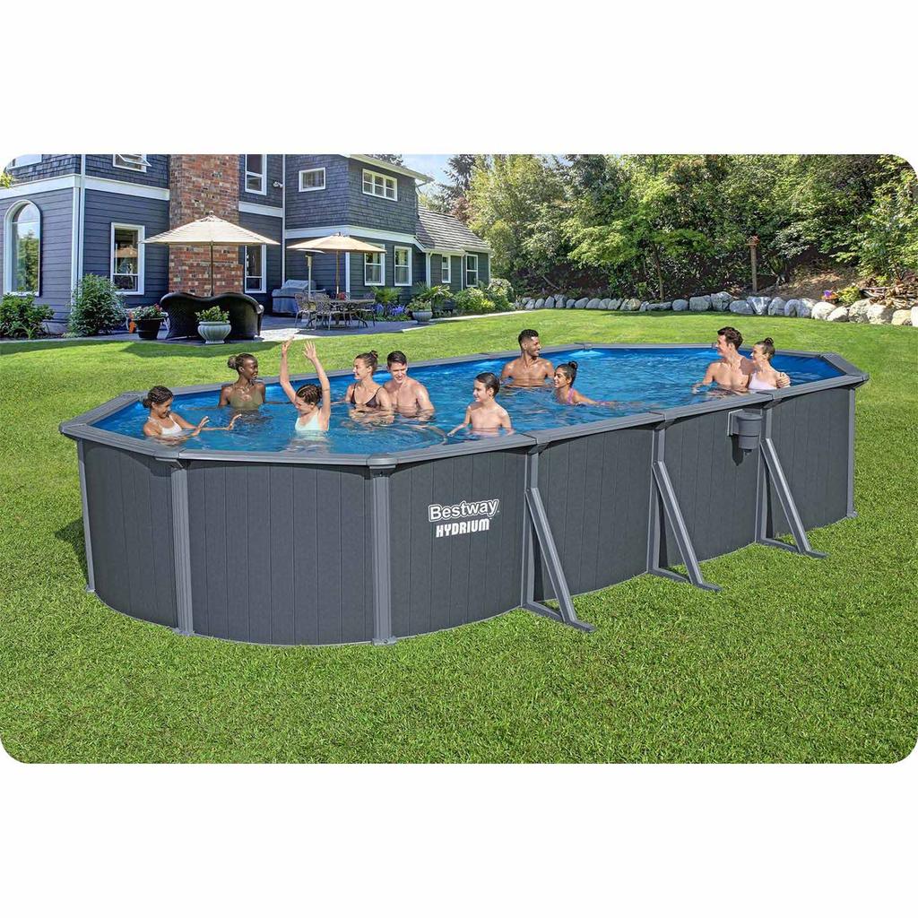 Year-Round Panel Garden Pool 732X366X132 Cm 13W1 Sets 561Cw