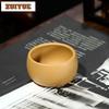 2pc/lot Chinese Purple Clay Teacup Traditional Beauty Tea Set Portable Personal Single Cup Handmade Custom Tea Accessories 55ml