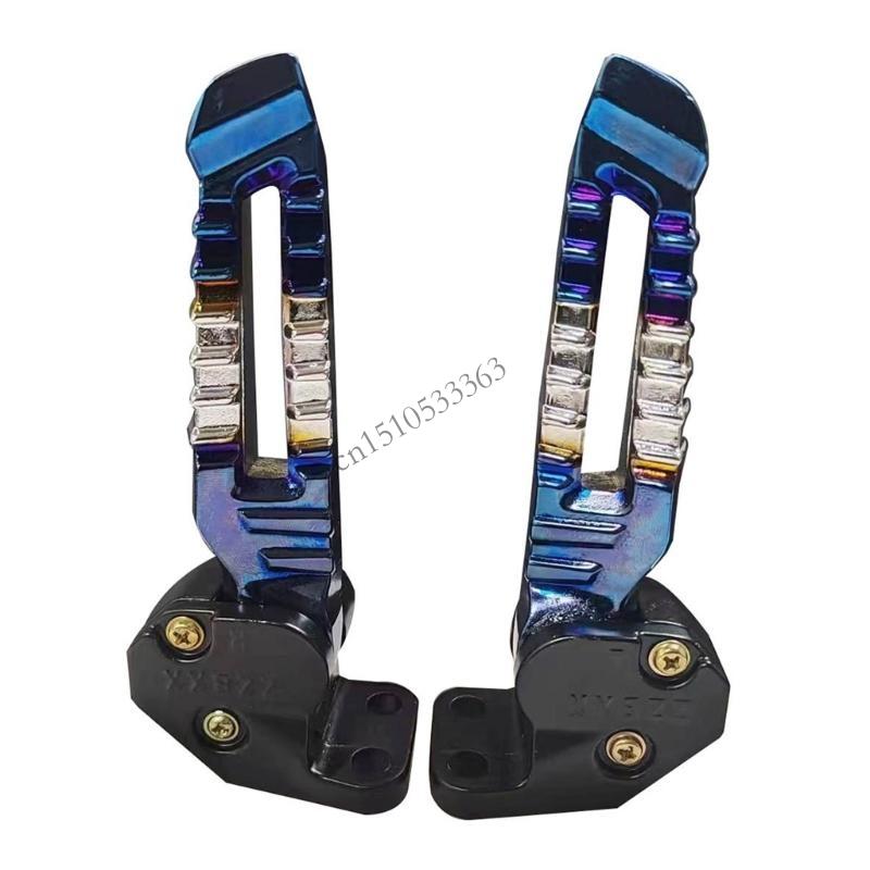 090E Motorbike Accessory Foot Pedal Footrests Easy Installation Footrest Pedal for 150cc 125cc Motorcycle Foot Pegs Universal
